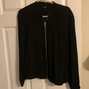 black dressy lightweight jacket